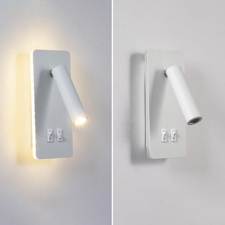 Faro | Rotating Square LED Reading Wall Sconce, Modern Spotlight Wall Light for Bedside and Living Room