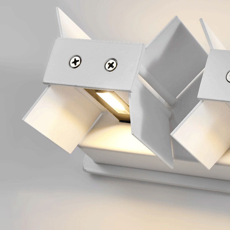 Quadro | Flat Square LED Wall Sconce, Bright Modern Aluminum Wall Light in Five Finishes for Entryway