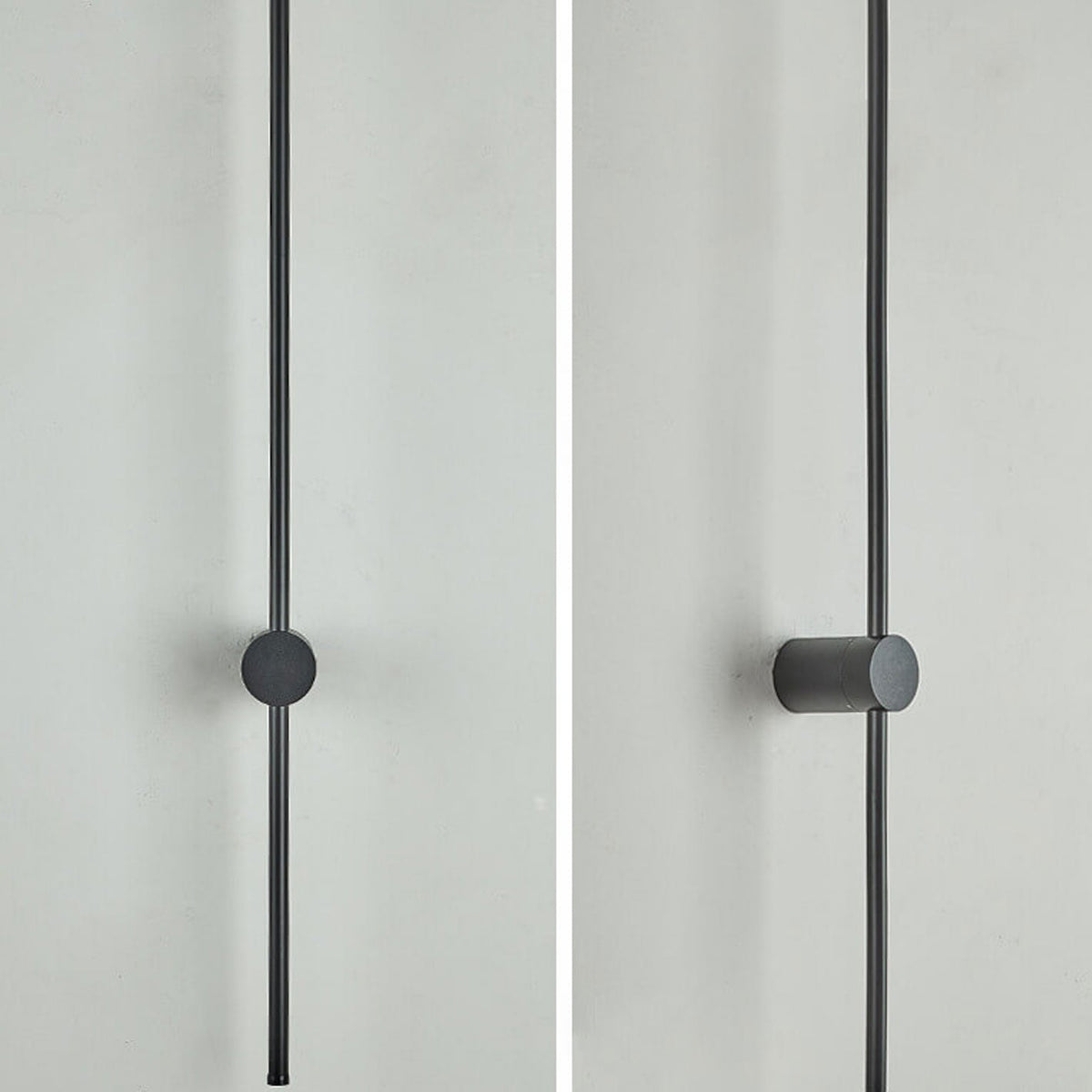 Filo | Slim Aluminum LED Wall Sconce Strip, Modern Linear Wall Light in Black or Gold for Bedroom and Hallway