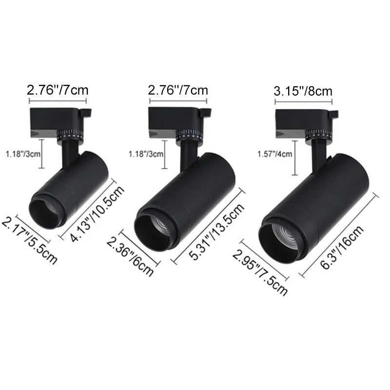 Binario | Dimmable LED Track Lighting with 3, 4 or 5 Spotlight Heads, Modern Ceiling Track Light Kit