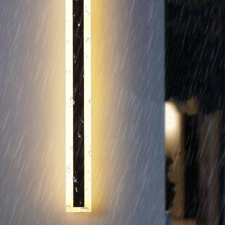 Barra | Long LED Bar Wall Light, Modern Linear Exterior Wall Sconce in Seven Lengths for Porch and Facade