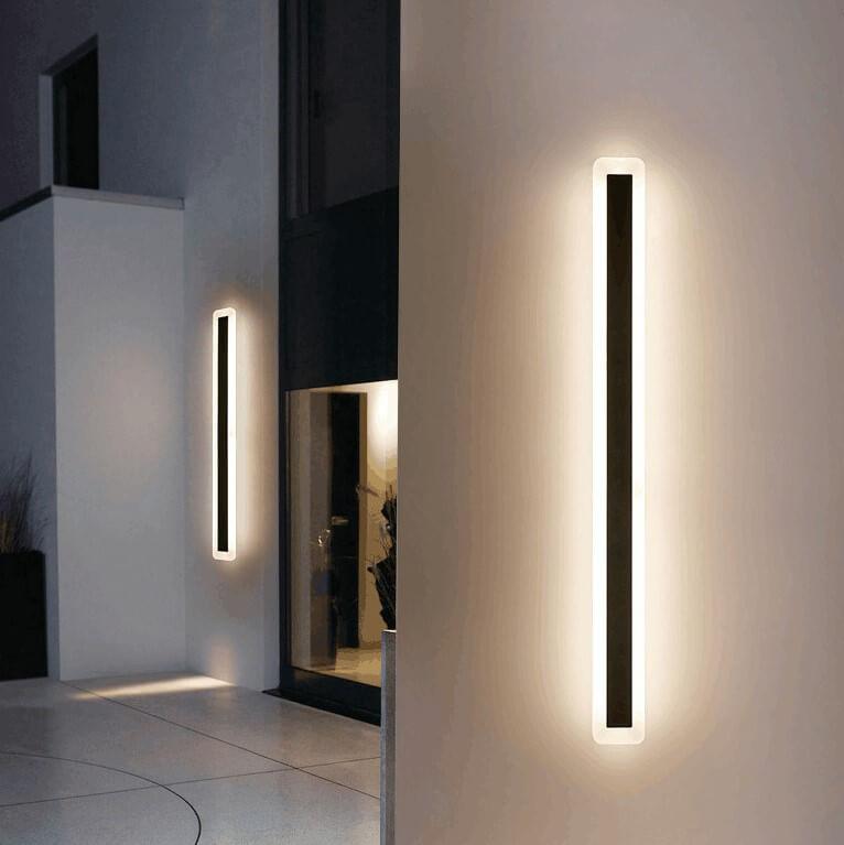 Barra | Long LED Bar Wall Light, Modern Linear Exterior Wall Sconce in Seven Lengths for Porch and Facade