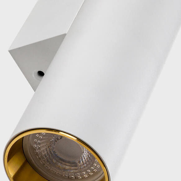 Canna | Slim Cylinder Up and Down LED Wall Sconce, Modern Aluminum Wall Light in Six Heights for Bedroom