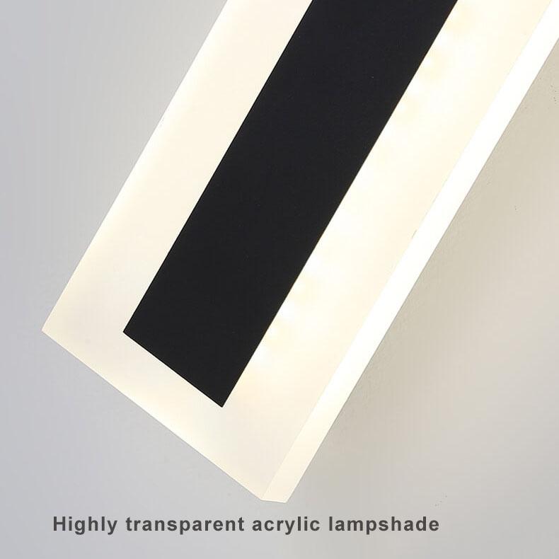 Barra | Long LED Bar Wall Light, Modern Linear Exterior Wall Sconce in Seven Lengths for Porch and Facade