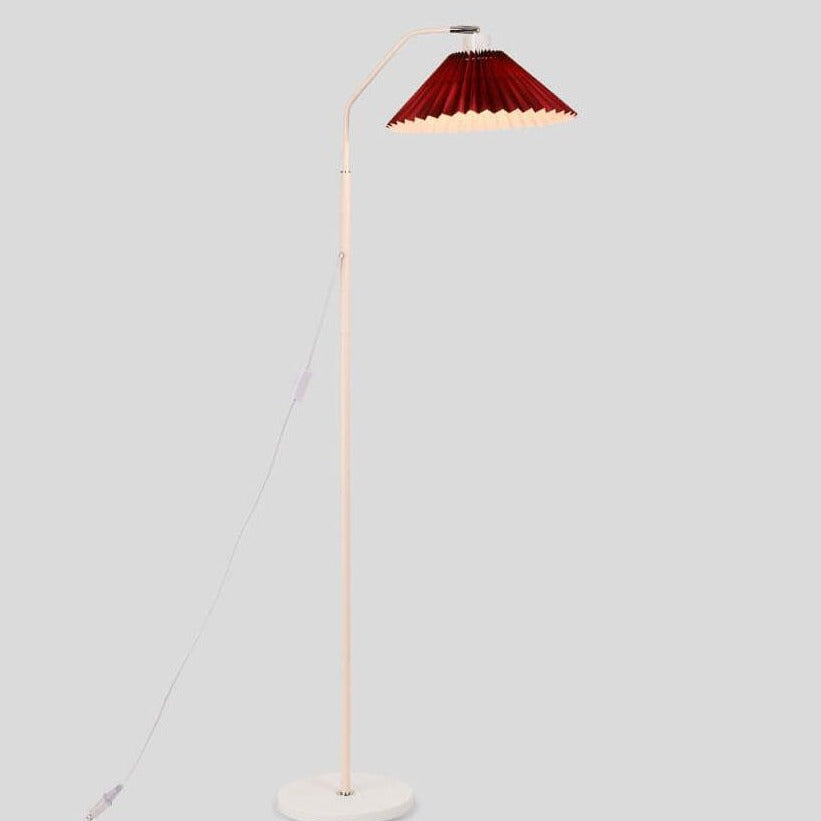 Plissa | Pleated Fabric Shade Floor Lamp, Modern Minimalist Standing Lamp for Living Room and Bedroom