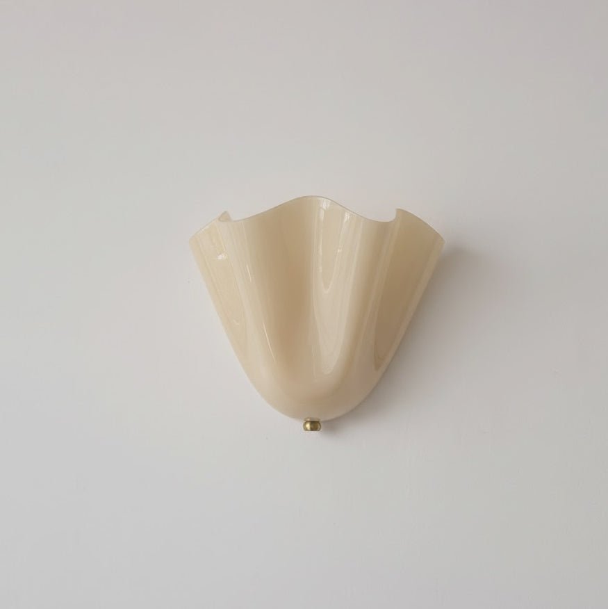 Scultura | Sculptural Wall Light, Modern Organic Art Wall Sconce in Beige, Green, Brown or Amber, Hardwired