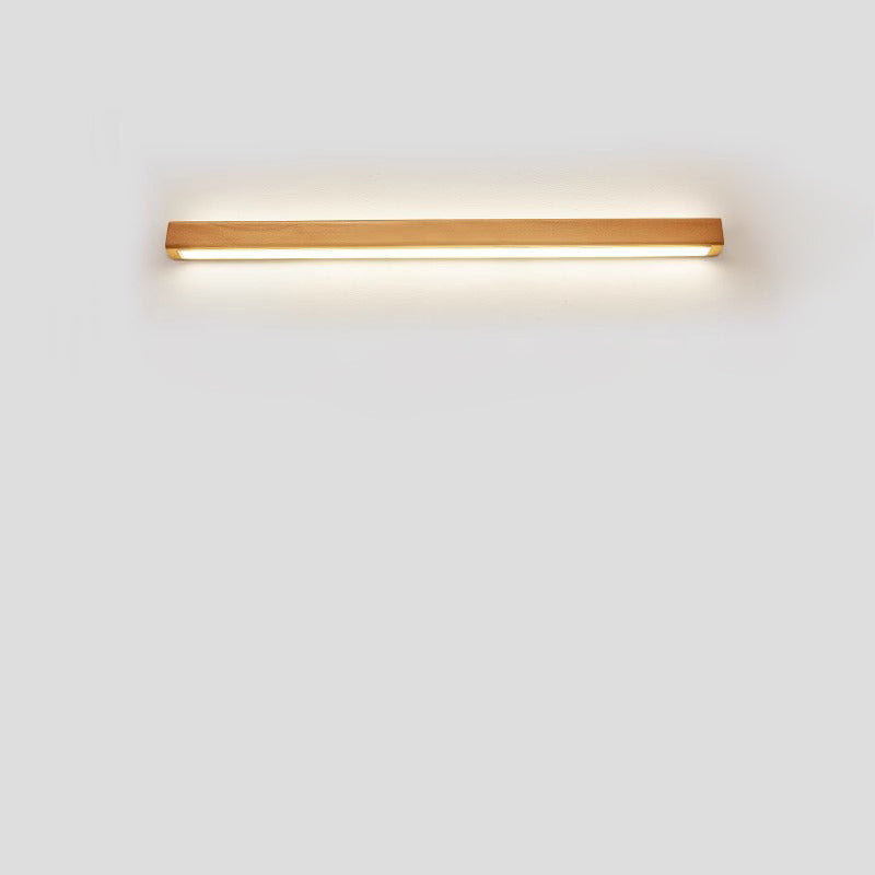 Listello | Solid Wood LED Wall Light Bar, Linear Up and Down Wall Sconce for Vanity Mirror and Hallway