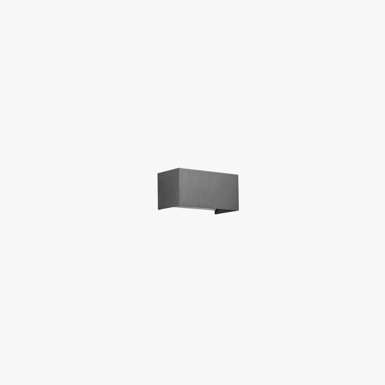 Quadro | Flat Square LED Wall Sconce, Bright Modern Aluminum Wall Light in Five Finishes for Entryway