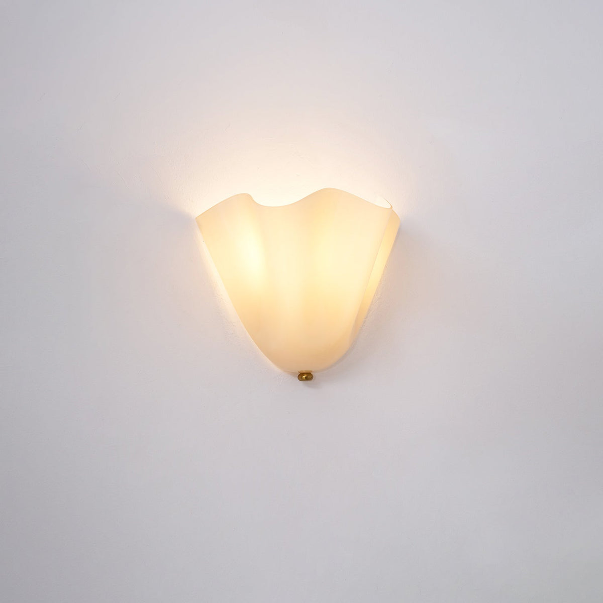 Scultura | Sculptural Wall Light, Modern Organic Art Wall Sconce in Beige, Green, Brown or Amber, Hardwired