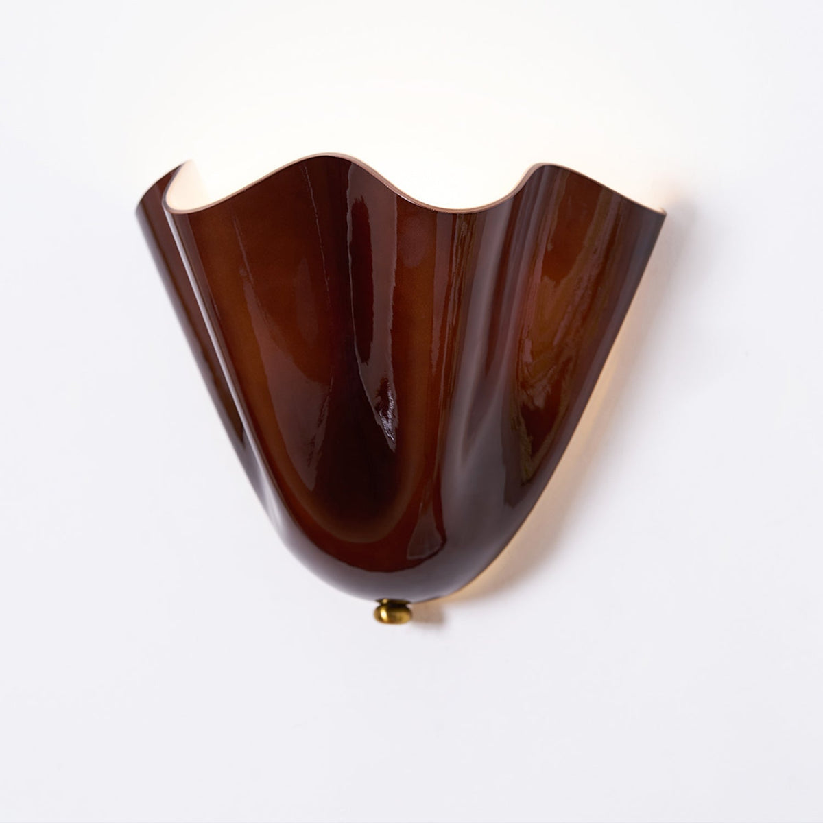 Scultura | Sculptural Wall Light, Modern Organic Art Wall Sconce in Beige, Green, Brown or Amber, Hardwired