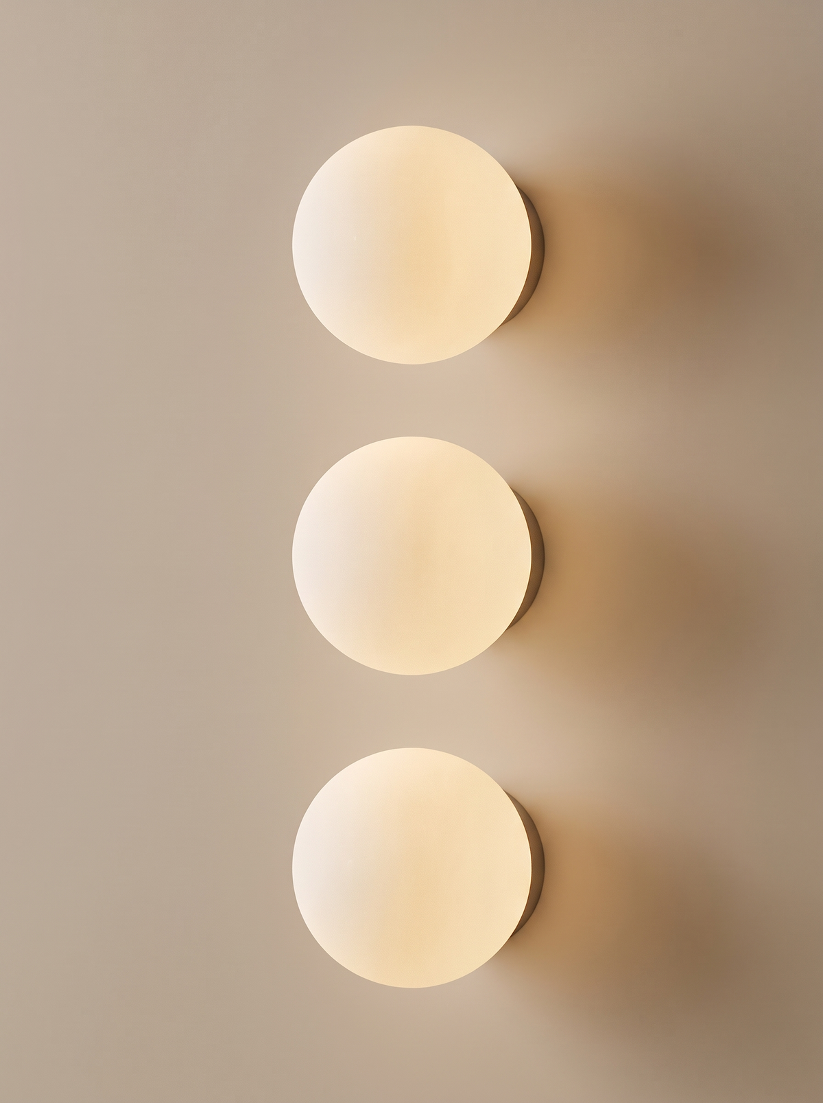 Modern Minimalist Orb Glass 1-Light Wall Sconce Lamp For Living Room image with text 1