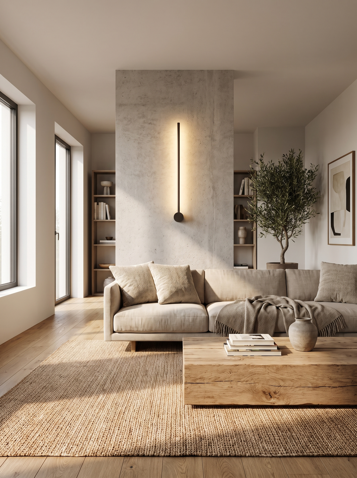 Minimalist Strip Aluminum LED Wall Sconce Lamp image 3