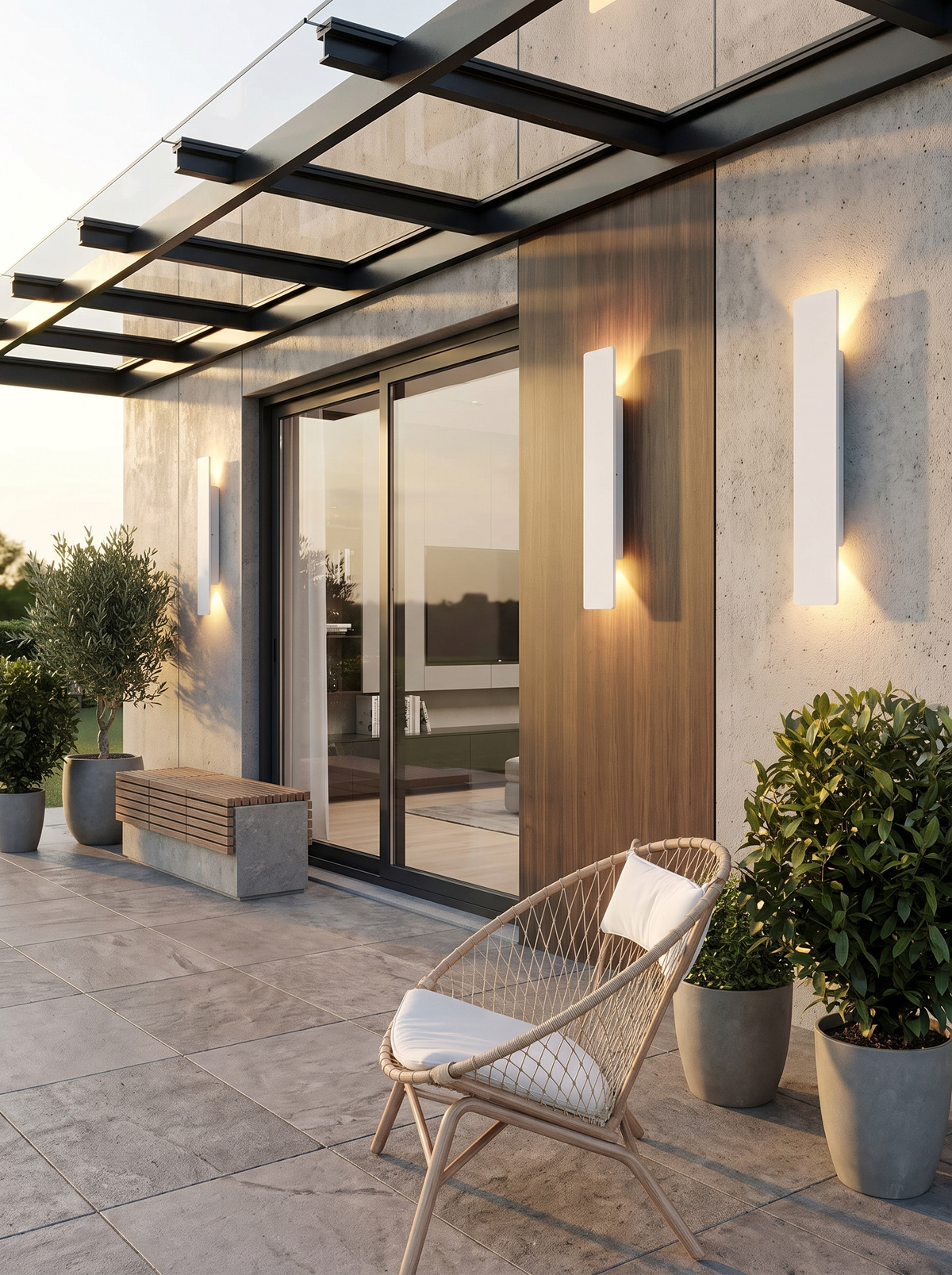 Outdoor LED Wall Light Up and Down Glow image 3