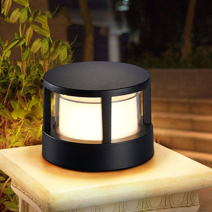 Tubo | Aluminum Cylinder LED Landscape Light, Modern Outdoor Garden Path Light, Square or Round
