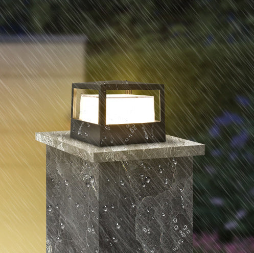 Tubo | Aluminum Cylinder LED Landscape Light, Modern Outdoor Garden Path Light, Square or Round