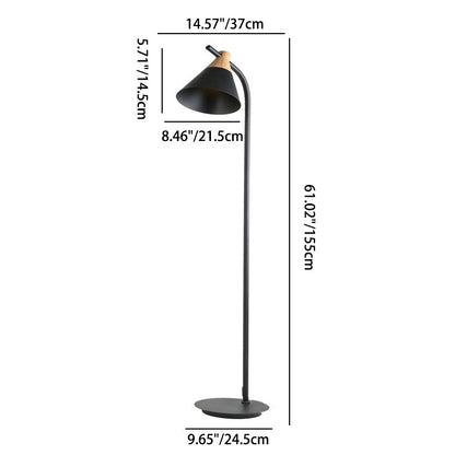 Cupola | Macaron Metal Dome Floor Lamp, Nordic Arc Standing Lamp in Six Colors for Living Room and Bedroom