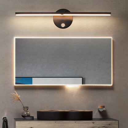 Specchio | LED Vanity Light Bar, Modern Over Mirror Wall Sconce with Switch in Black, White or Gold