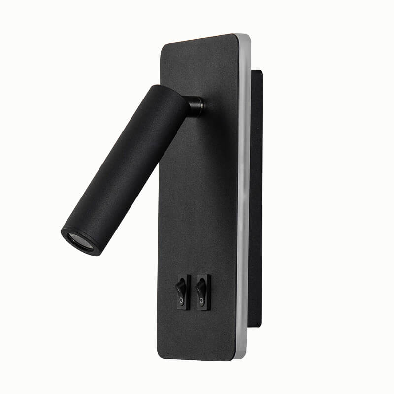 Faro | Rotating Square LED Reading Wall Sconce, Modern Spotlight Wall Light for Bedside and Living Room