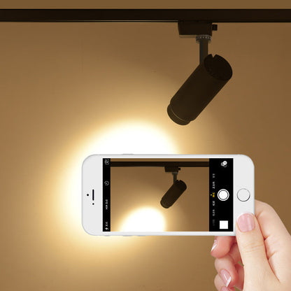 Binario | Dimmable LED Track Lighting with 3, 4 or 5 Spotlight Heads, Modern Ceiling Track Light Kit