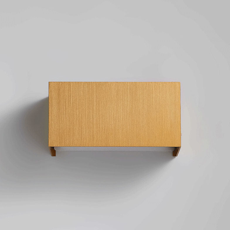 Quadro | Flat Square LED Wall Sconce, Bright Modern Aluminum Wall Light in Five Finishes for Entryway