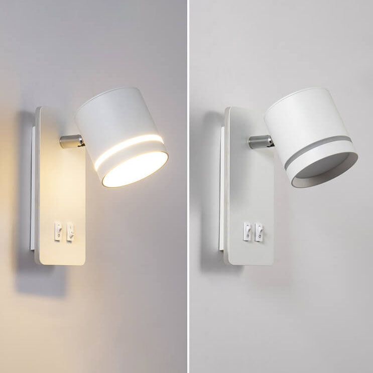 Faro | Rotating Square LED Reading Wall Sconce, Modern Spotlight Wall Light for Bedside and Living Room