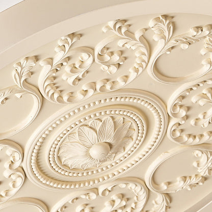 Rilievo | Carved Relief LED Flush Mount Ceiling Light, Dimmable Ultra Thin Ceiling Lamp with Remote