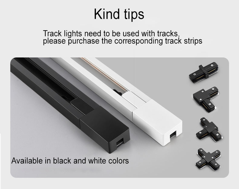 Binario | Dimmable LED Track Lighting with 3, 4 or 5 Spotlight Heads, Modern Ceiling Track Light Kit