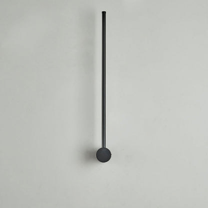 Filo | Slim Aluminum LED Wall Sconce Strip, Modern Linear Wall Light in Black or Gold for Bedroom and Hallway