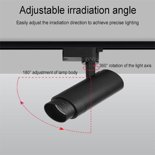 Binario | Dimmable LED Track Lighting with 3, 4 or 5 Spotlight Heads, Modern Ceiling Track Light Kit