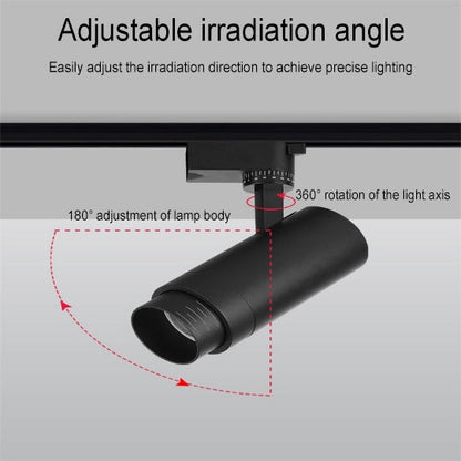 Binario | Dimmable LED Track Lighting with 3, 4 or 5 Spotlight Heads, Modern Ceiling Track Light Kit