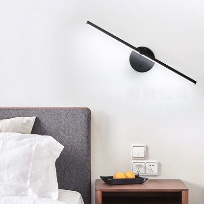 Specchio | LED Vanity Light Bar, Modern Over Mirror Wall Sconce with Switch in Black, White or Gold