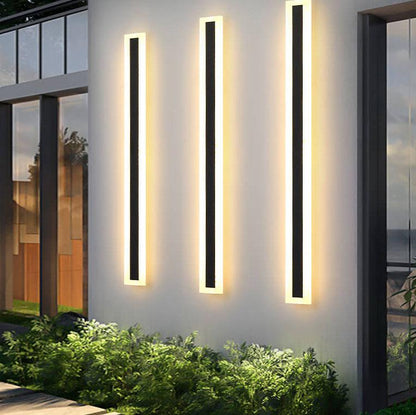 Barra | Long LED Bar Wall Light, Modern Linear Exterior Wall Sconce in Seven Lengths for Porch and Facade