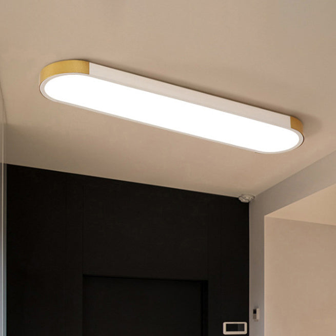 Cornice | Rectangular LED Ring Flush Mount Ceiling Light, Modern Linear Ceiling Lamp for Hallway and Kitchen