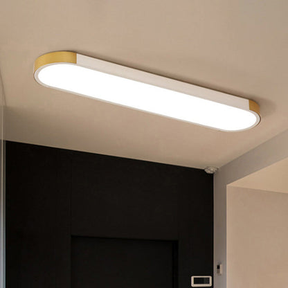 Cornice | Rectangular LED Ring Flush Mount Ceiling Light, Modern Linear Ceiling Lamp for Hallway and Kitchen