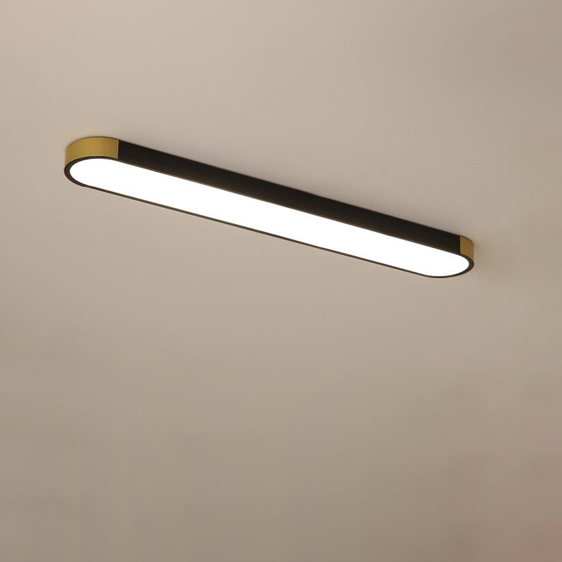 Cornice | Rectangular LED Ring Flush Mount Ceiling Light, Modern Linear Ceiling Lamp for Hallway and Kitchen