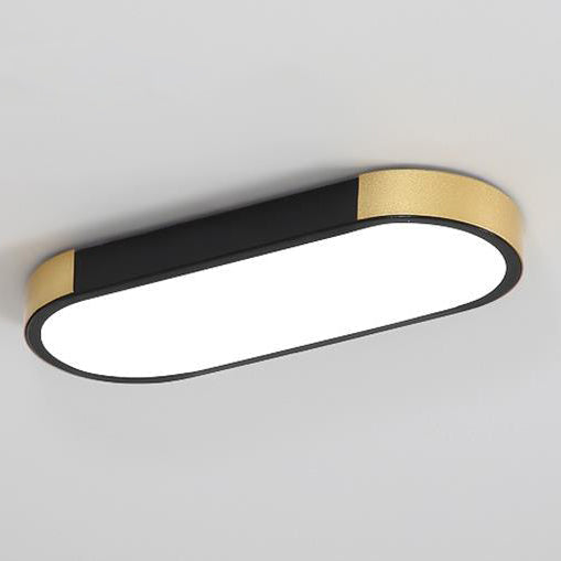 Cornice | Rectangular LED Ring Flush Mount Ceiling Light, Modern Linear Ceiling Lamp for Hallway and Kitchen