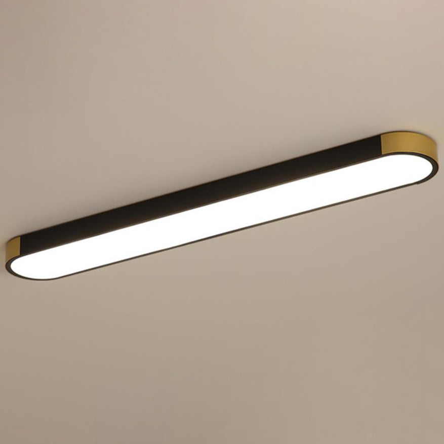 Cornice | Rectangular LED Ring Flush Mount Ceiling Light, Modern Linear Ceiling Lamp for Hallway and Kitchen
