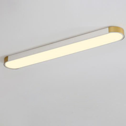 Cornice | Rectangular LED Ring Flush Mount Ceiling Light, Modern Linear Ceiling Lamp for Hallway and Kitchen