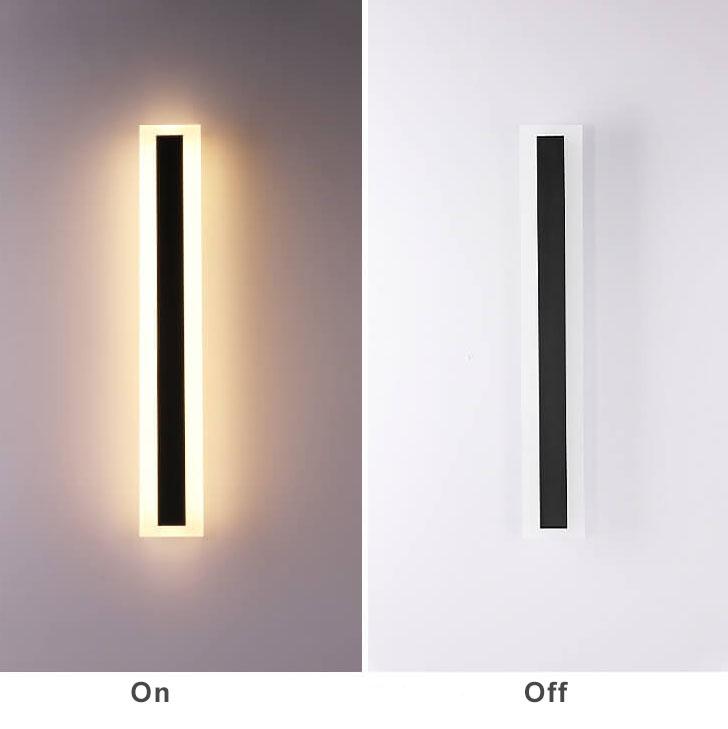 Barra | Long LED Bar Wall Light, Modern Linear Exterior Wall Sconce in Seven Lengths for Porch and Facade
