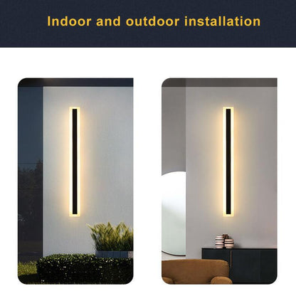 Barra | Long LED Bar Wall Light, Modern Linear Exterior Wall Sconce in Seven Lengths for Porch and Facade