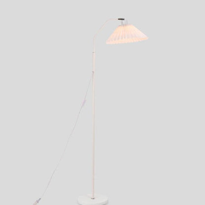 Plissa | Pleated Fabric Shade Floor Lamp, Modern Minimalist Standing Lamp for Living Room and Bedroom