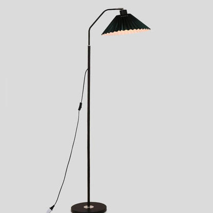 Plissa | Pleated Fabric Shade Floor Lamp, Modern Minimalist Standing Lamp for Living Room and Bedroom