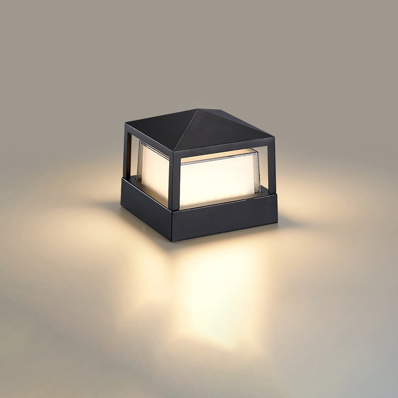 Tubo | Aluminum Cylinder LED Landscape Light, Modern Outdoor Garden Path Light, Square or Round