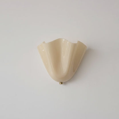 Scultura | Sculptural Wall Light, Modern Organic Art Wall Sconce in Beige, Green, Brown or Amber, Hardwired