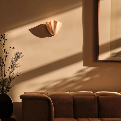 Scultura | Sculptural Wall Light, Modern Organic Art Wall Sconce in Beige, Green, Brown or Amber, Hardwired