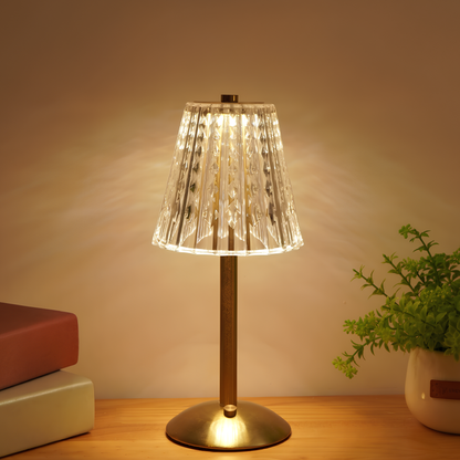 Lumetto | Cordless Rechargeable Touch Table Lamp, USB C LED Lamp in Classic or Vintage Style for Bedside