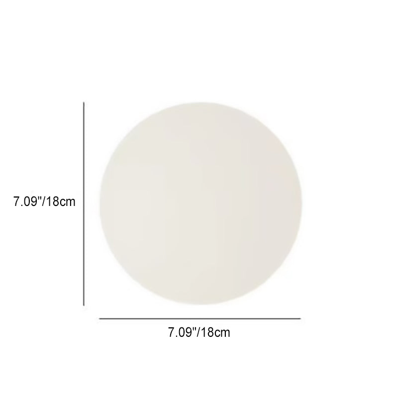 Opalo | White Opal Glass Globe Wall Sconce, Modern Minimalist Orb Wall Light for Hallway and Bedroom