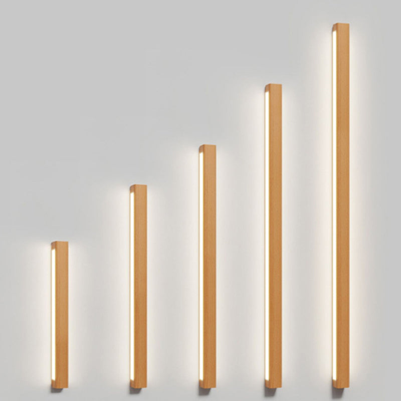 Listello | Solid Wood LED Wall Light Bar, Linear Up and Down Wall Sconce for Vanity Mirror and Hallway