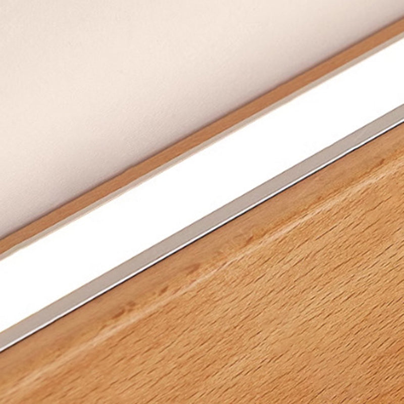Listello | Solid Wood LED Wall Light Bar, Linear Up and Down Wall Sconce for Vanity Mirror and Hallway