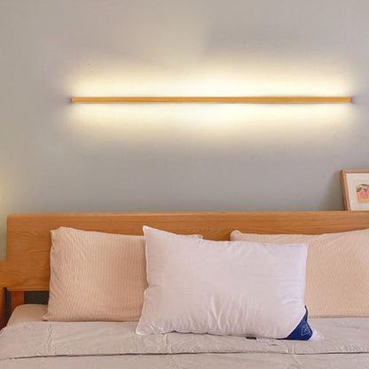 Listello | Solid Wood LED Wall Light Bar, Linear Up and Down Wall Sconce for Vanity Mirror and Hallway